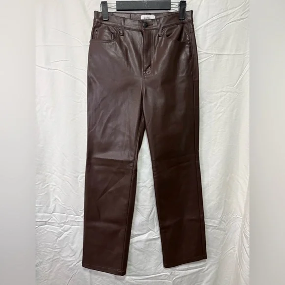 PISTOLA Faux Leather Pants | Size 25 | Excellent Condition - Picture 2 of 7